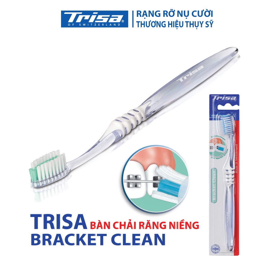Bàn chải rãnh Trisa bracket clean 