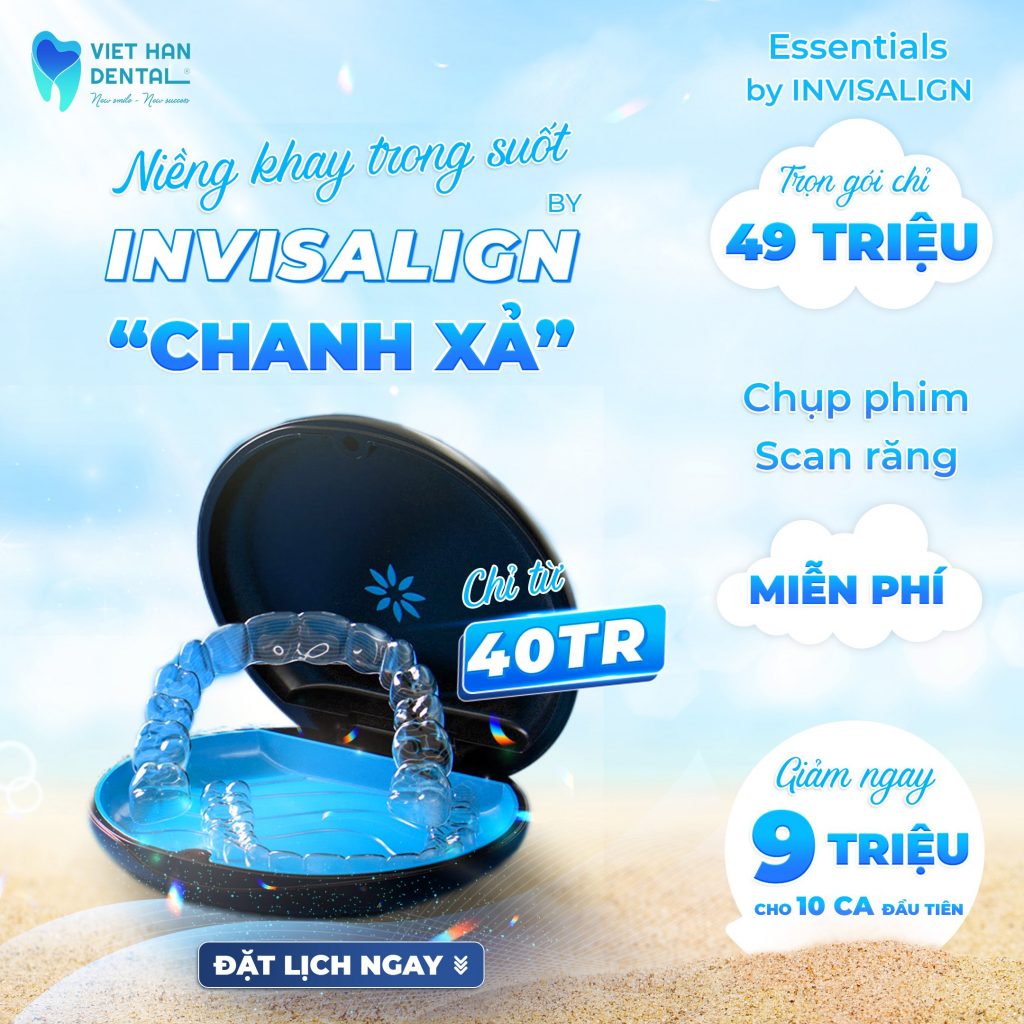 Niềng khay trong suốt by Invisalign "Chanh Xả" chỉ với 40 triệu