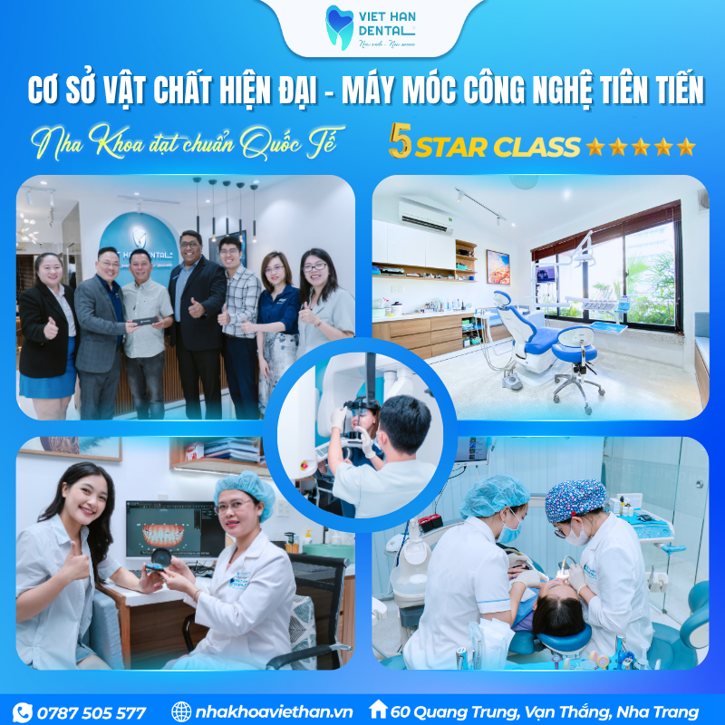 Nha khoa Việt Hàn luôn cập nhật máy móc hiện đại