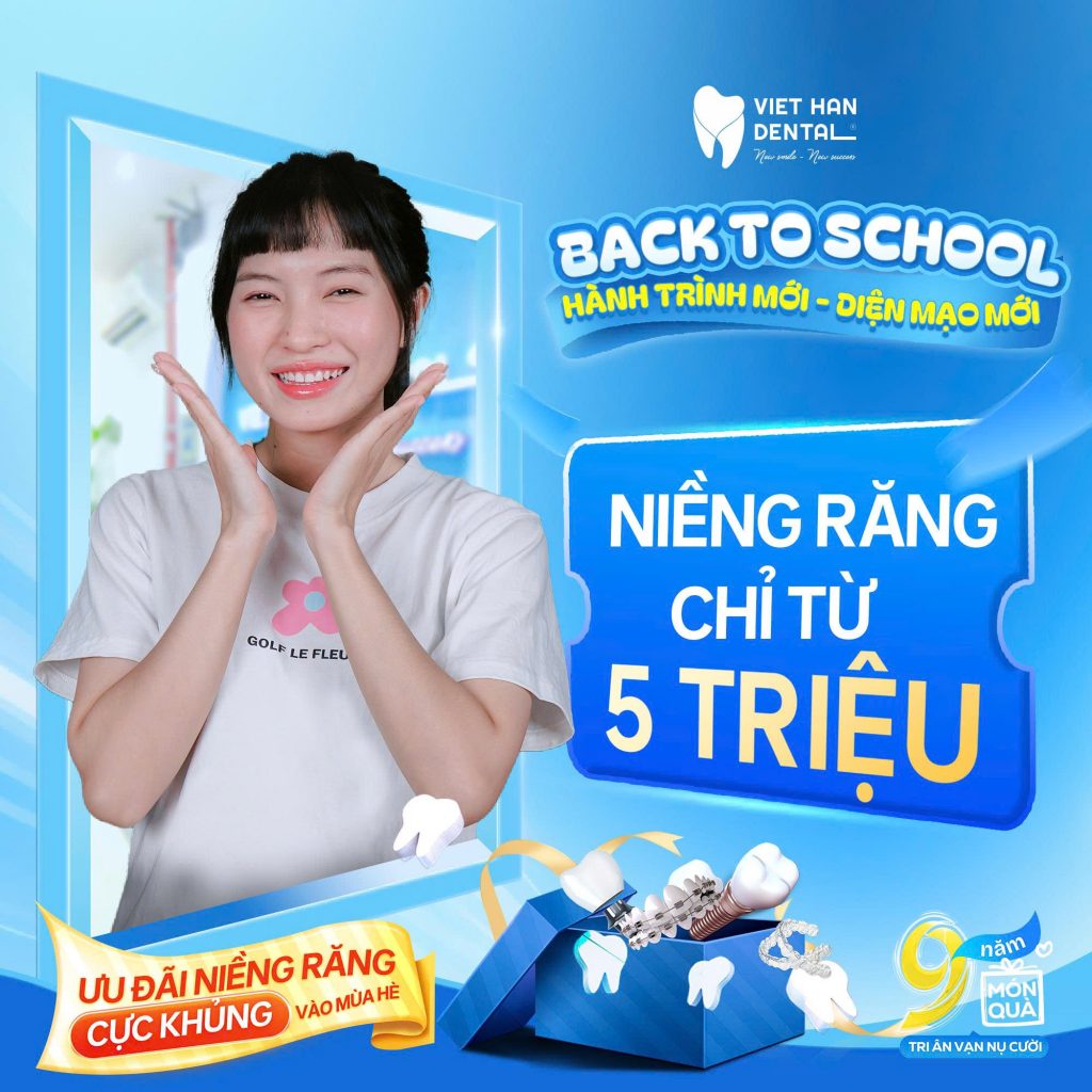 Niềng răng chỉ từ 5 triệu