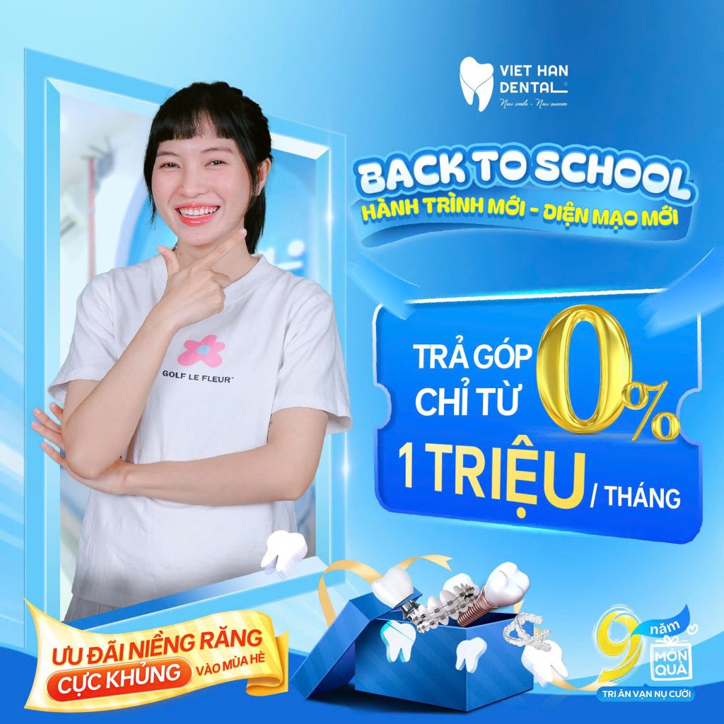 Niềng răng trả góp 1 triệu/ tháng - 0% lãi suất