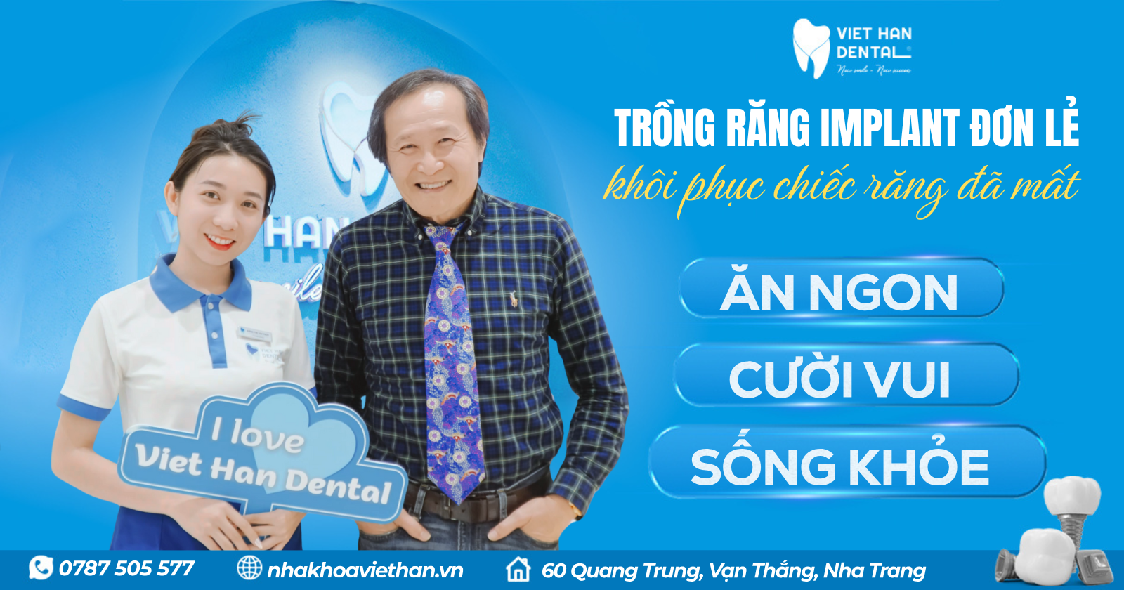 Trồng Implant Hàm Trên