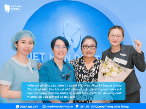 Cô Kim Ngọc chia sẻ cảm nhận về dịch vụ tại Việt Hàn