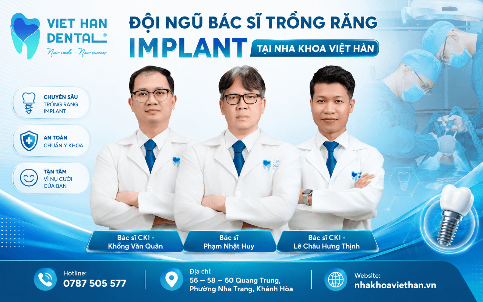 Đội Ngũ Trồng Răng Implant Tại Việt Hàn (1)
