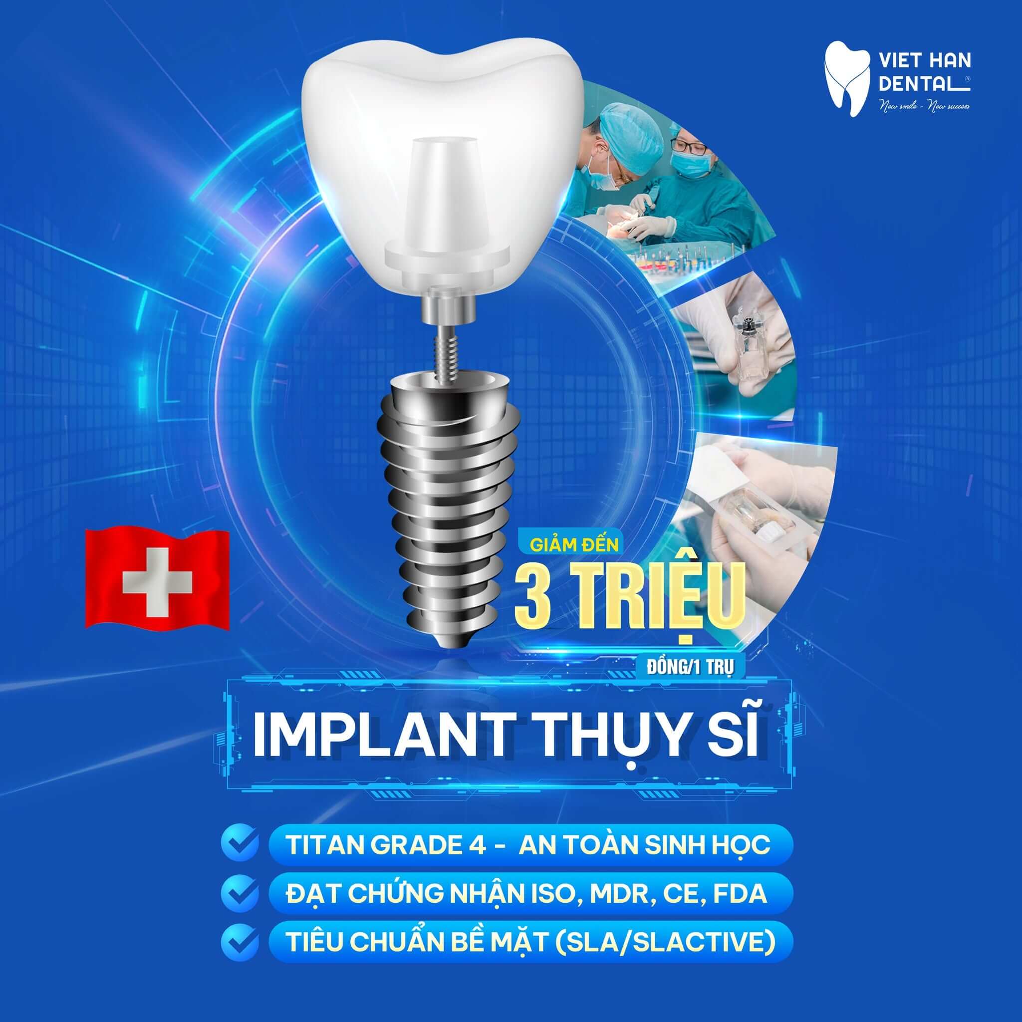 Ưu đãi trồng răng Implant tại Nha khoa Việt Hàn