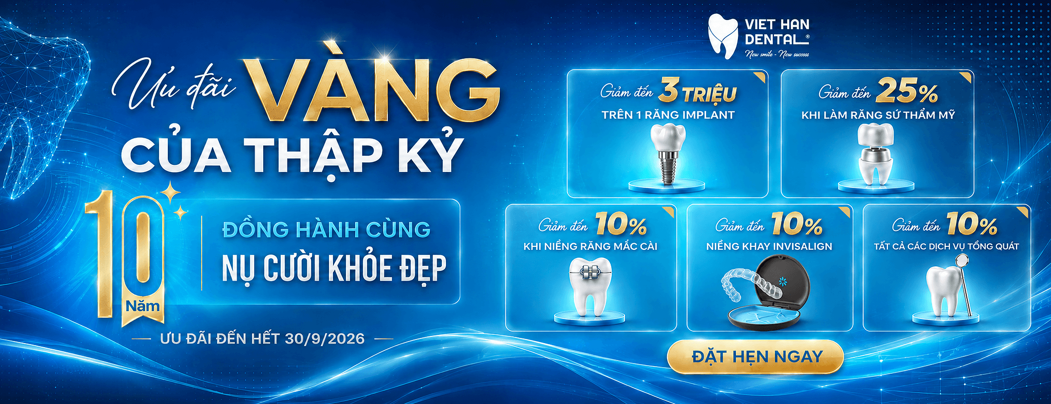 Uu Dai Sinh Nhat 10 Nam Nha Khoa