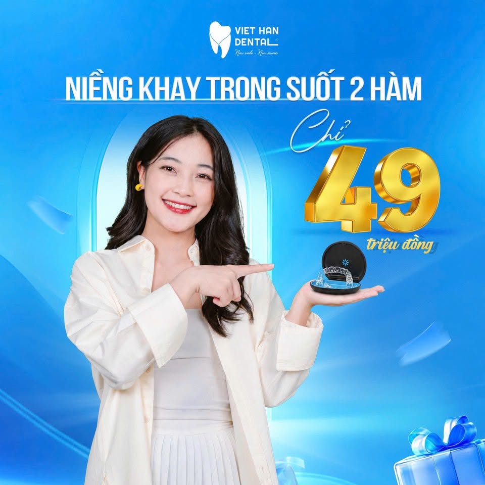 Chi phí điều trị: Chỉ từ 49 triệu đồng/2 hàm