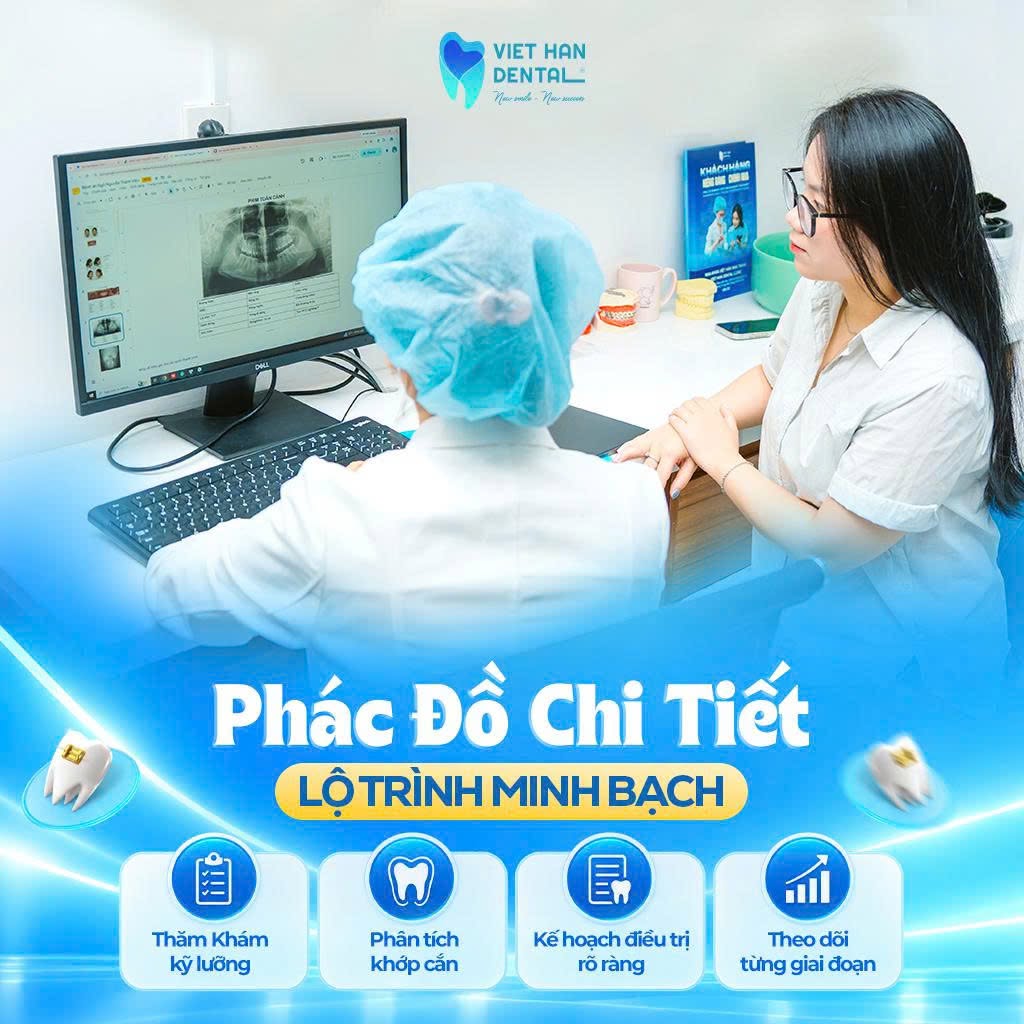 Niềng răng an toàn tại Nha khoa Việt Hàn với phác đồ điều trị chi tiết