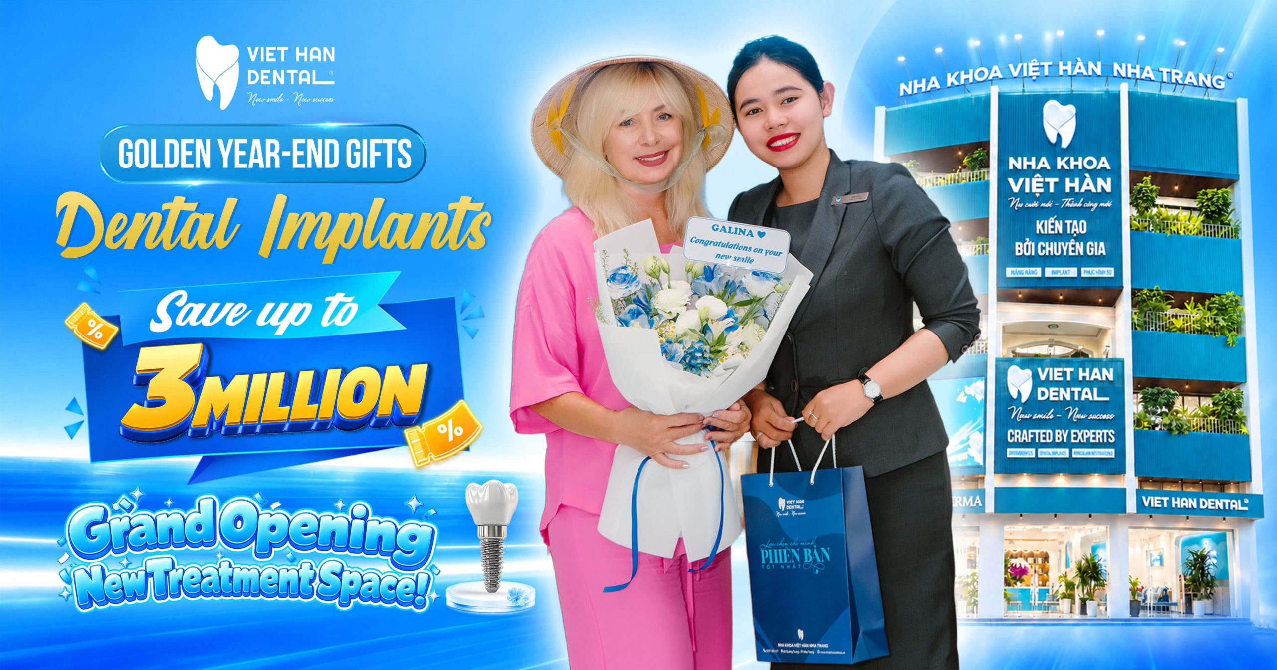 Viet Han Dental Clinic is a facility licensed to perform dental implant procedures.