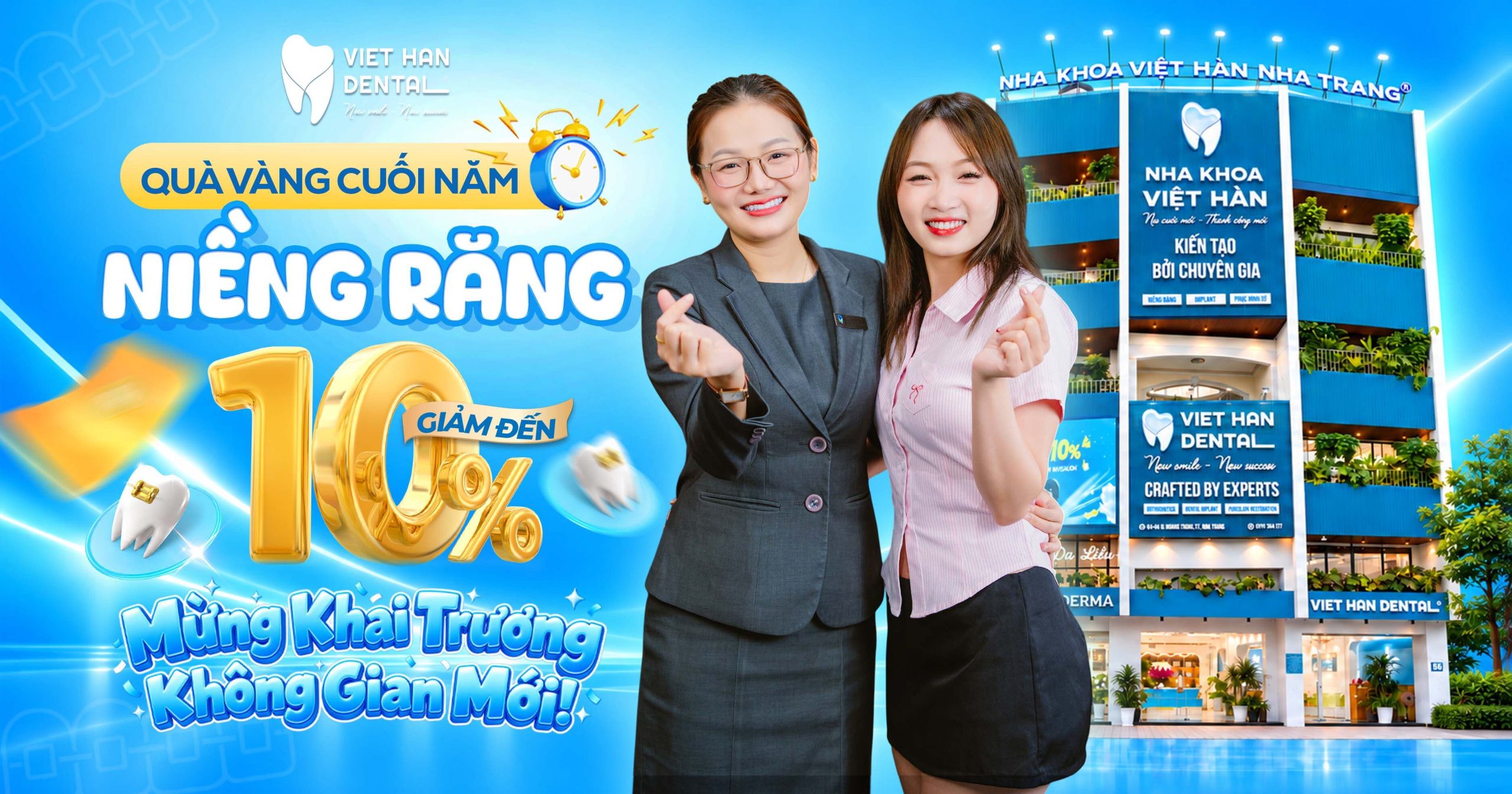 Ưu đãi dịch vụ niềng răng tại Nha khoa Việt Hàn