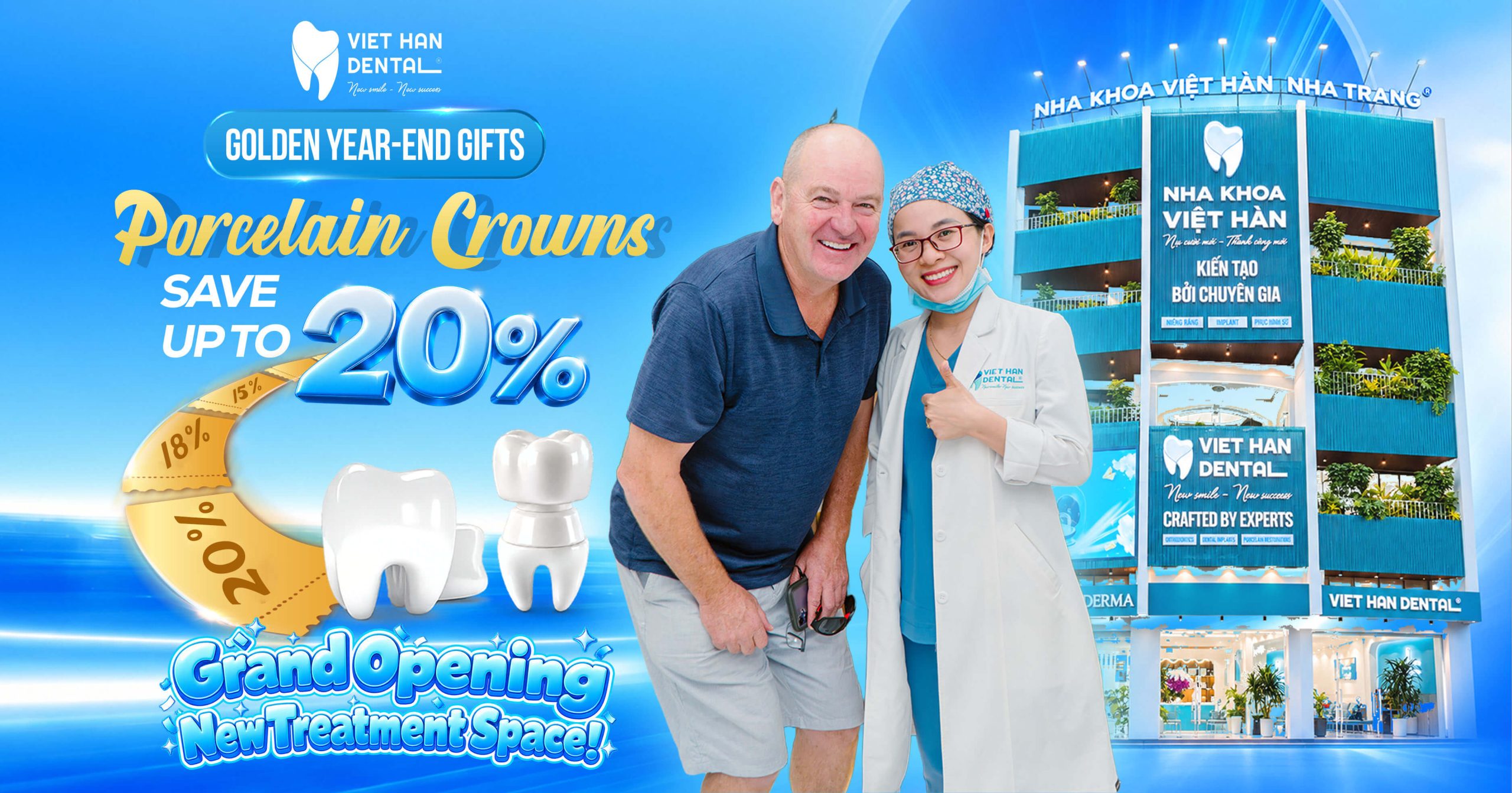 Dental Crown Restorations: Save Up to 20% – Celebrating the Opening of Our New Space