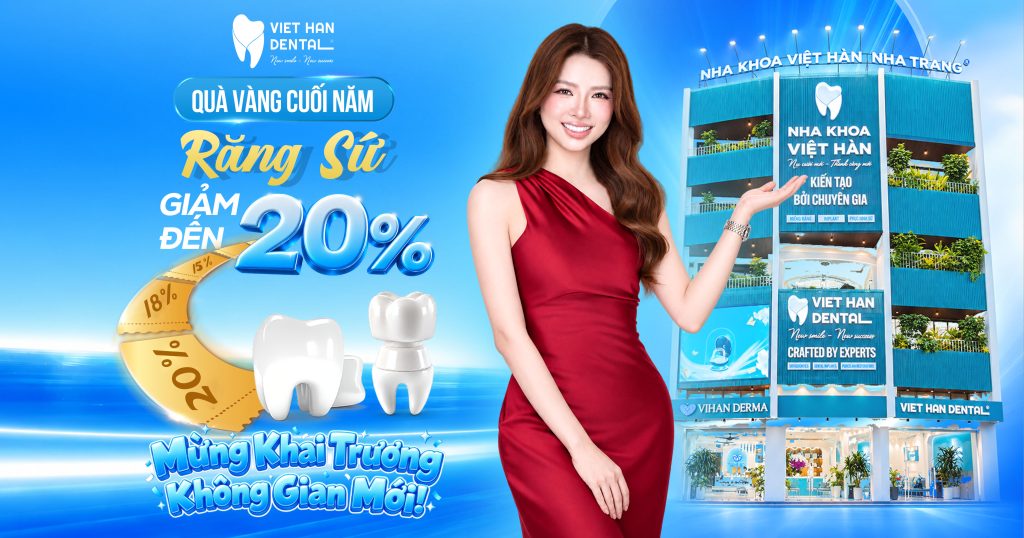 Ưu đãi dịch vụ Phục hình răng sứ tại Nha khoa Việt Hàn
